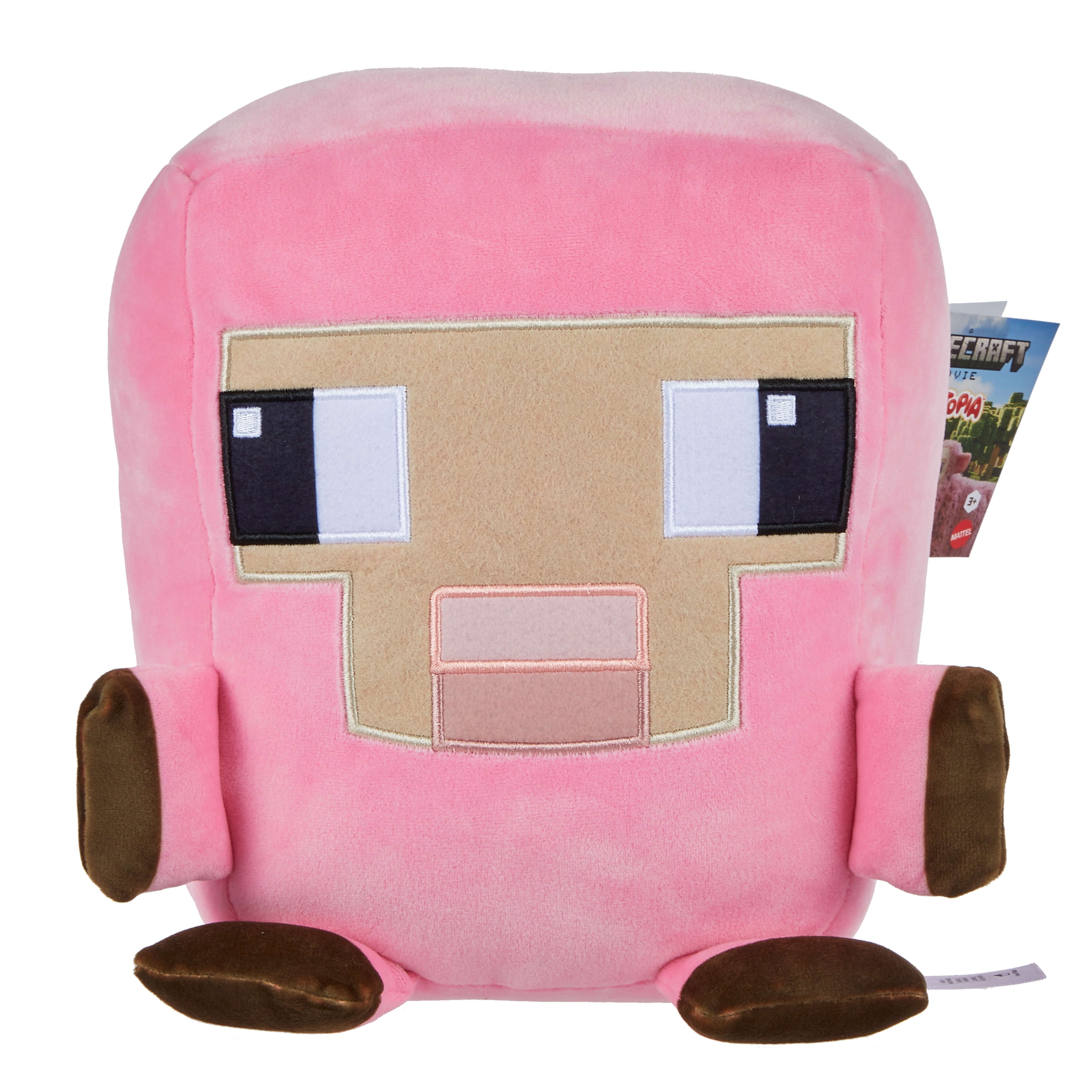 Minecraft Cuutopia Pink Sheep Plush Toy, 10-inch Collectible Soft Doll ...