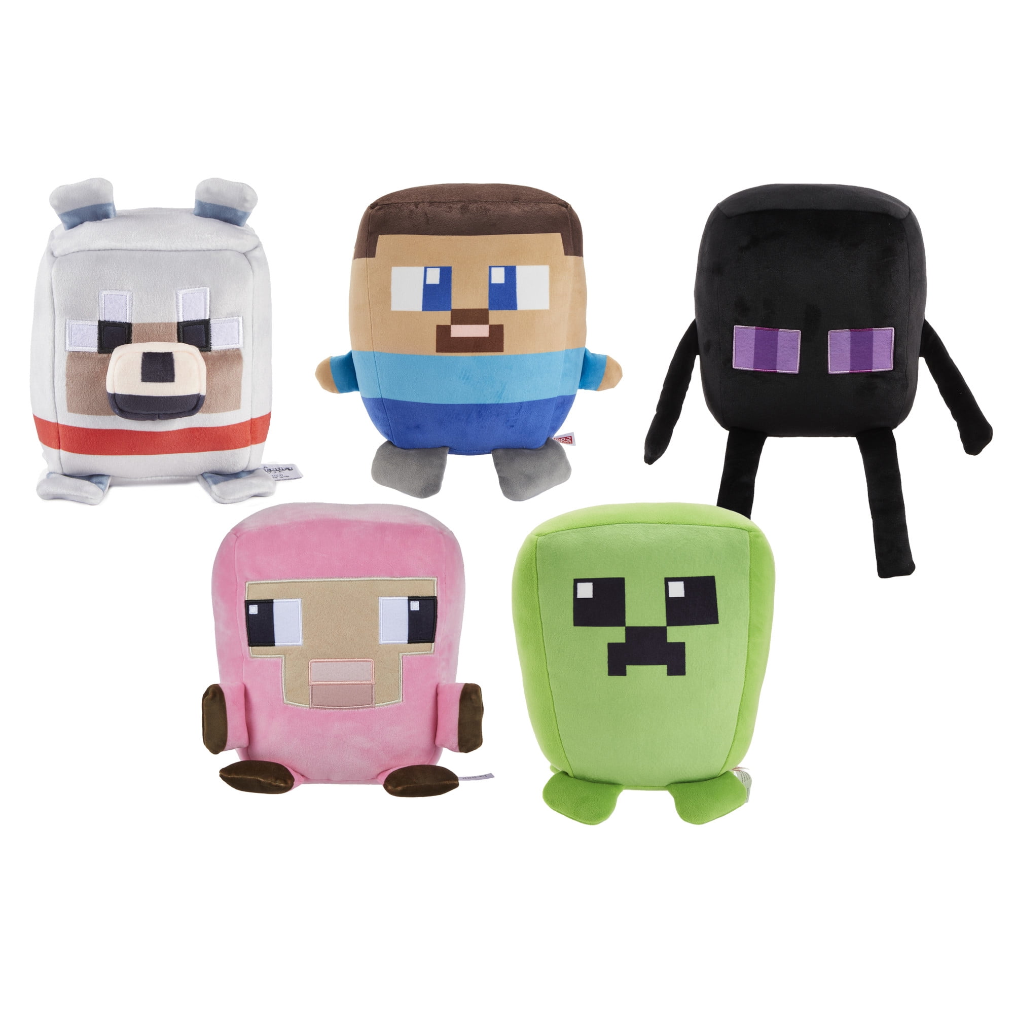 Minecraft Cuutopia Plush Characters, 10-inch Soft Pillow Dolls
