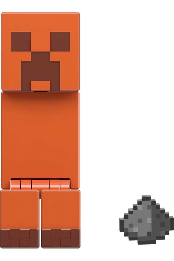Damaged Creeper Action Figure & Accessory with Portal Piece, 3.25-in Scale Toy