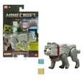thumbnail interactive-video image 1 of Minecraft Dennis the Wolf Action Figure & Accessories, 3.25-inch Toy Set Inspired by A Minecraft Movie, 1 of 8