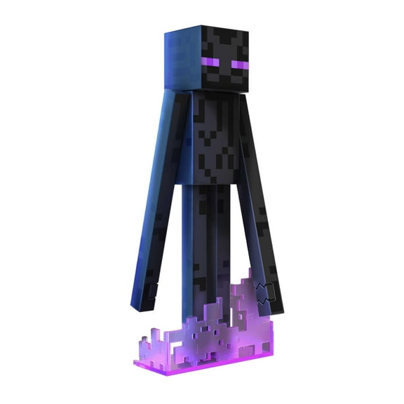 Minecraft Diamond Enderman Action Figure with Accessories, 5.5-inch Toy Collectible