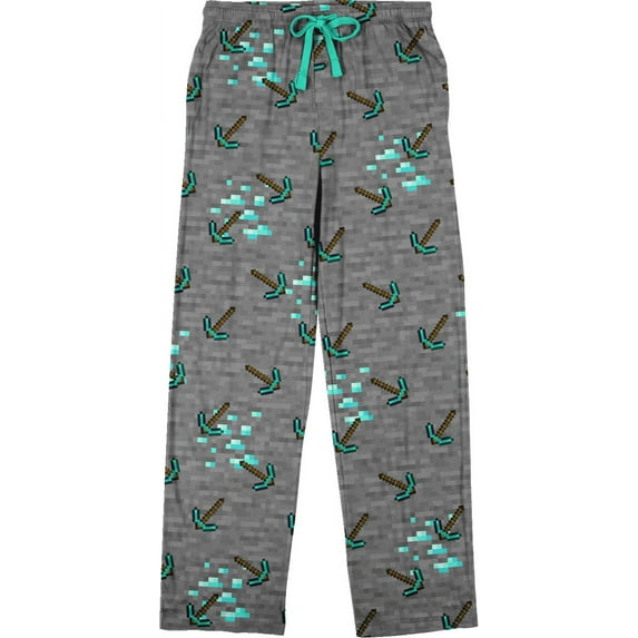 Minecraft Diamond Pickaxe Men's Sleep Pants