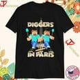 Minecraft Diggers In Paris Tshirts