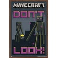 thumbnail image 1 of Minecraft - Don't Look Wall Poster, 22.375" x 34", Framed, 1 of 3