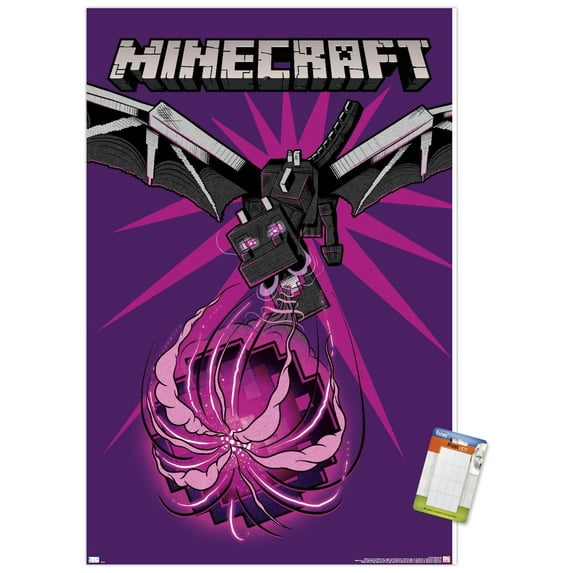 Minecraft - Dragon Wall Poster, 14.725" x 22.375"