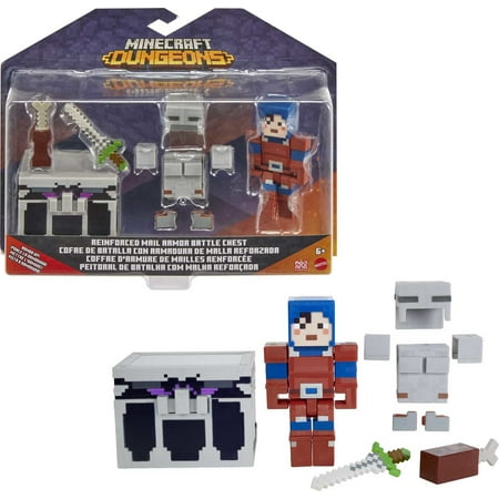 Minecraft Dungeons Battle Chest with Accessories For Storytelling Play & Display