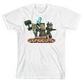 thumbnail image 1 of Minecraft Dungeons Character Group And Logo Youth White T-shirt-XL, 1 of 2