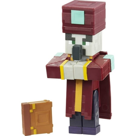 Minecraft Dungeons Enchanter 3.25-In Collectible Battle Figure and Accessories