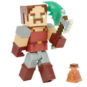 Minecraft Dungeons Hal Collectible Battle Action 3.25" Figure and Accessories