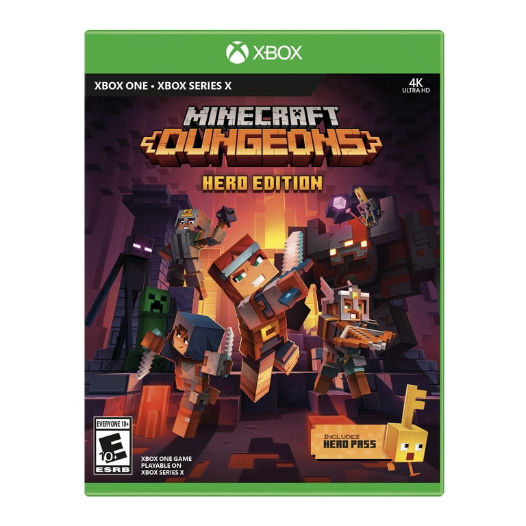 マインクラフトダンジョンズ ヒーロー Edition Minecraft Dungeons Hero Edition, Microsoft, Xbox - Walmart.com