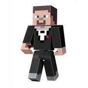 Minecraft Dungeons Large 11 Inch Articulated Action Figure | Tuxedo Steve