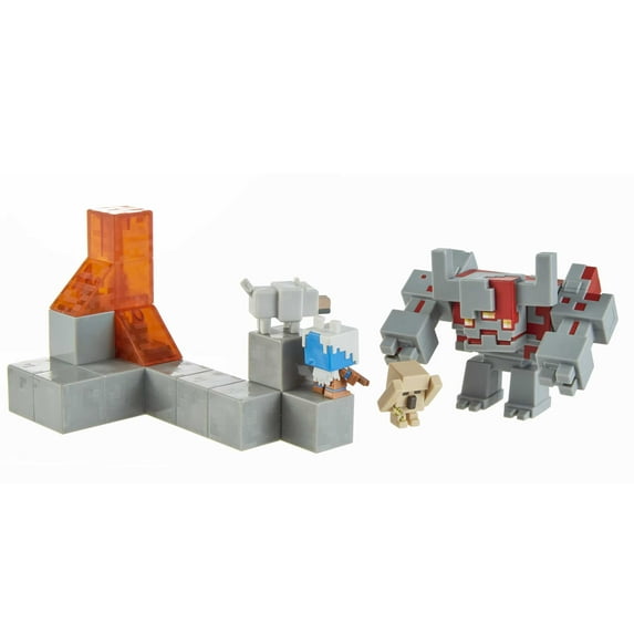 Minecraft Dungeons Redstone Monstrosity Mangle Complete Battle Set With Mini Figures