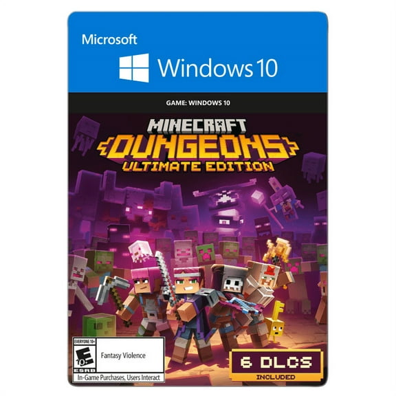 Minecraft Dungeons: Ultimate Edition, Xbox Game Studios, Win 10 [Digital Download]