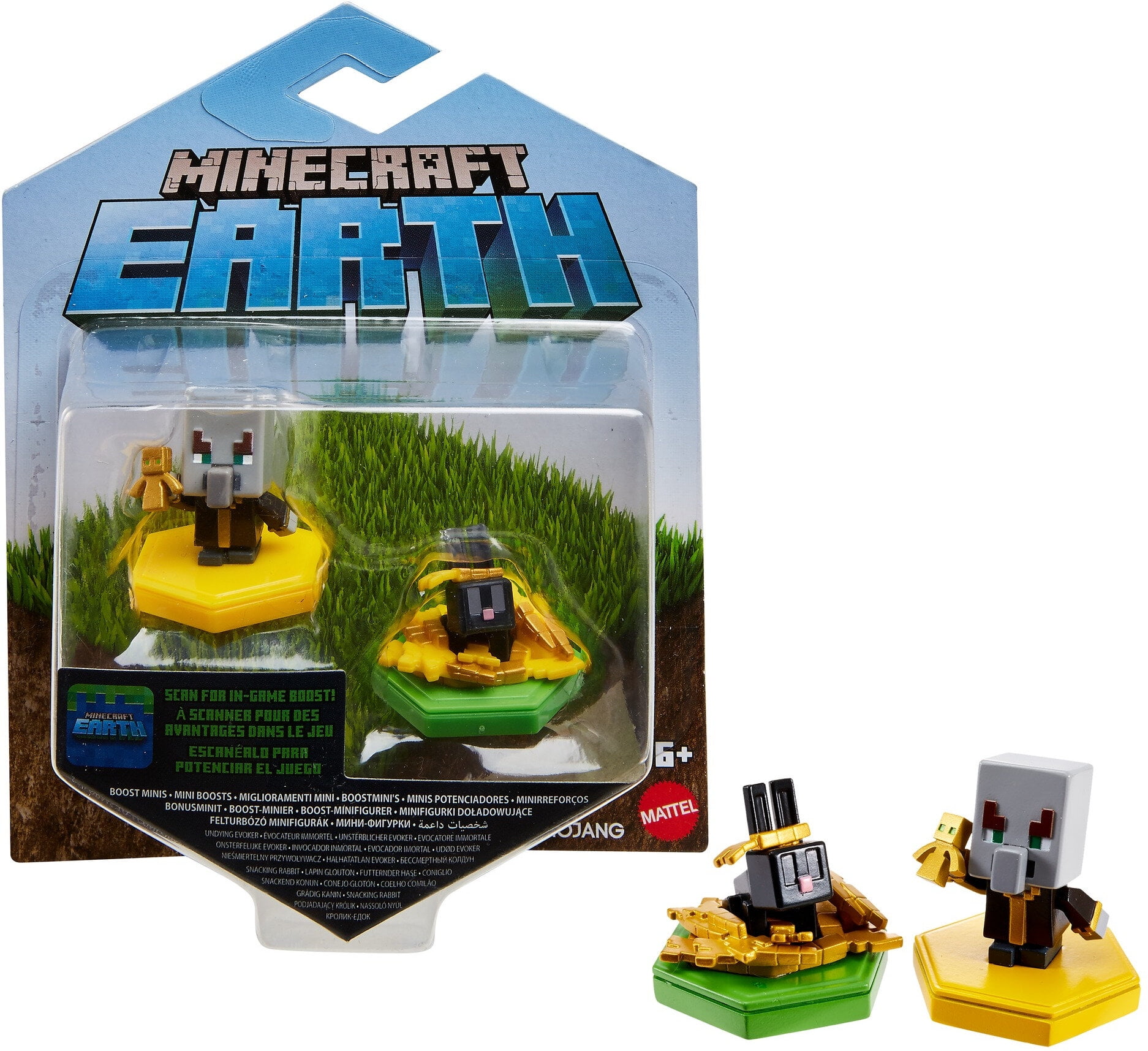 Minecraft Earth Boost Mini Figure 2-Pack, Nfc Chip Enabled For