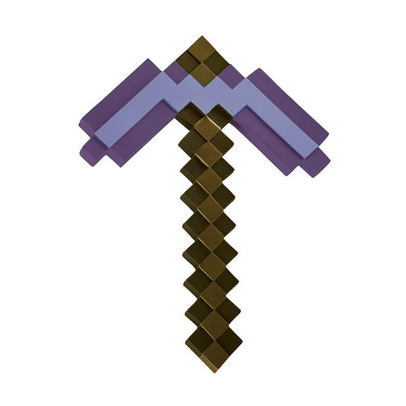 Minecraft Enchanted Purple Pickaxe Costume Accessory