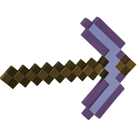 Minecraft Enchanted Purple Pickaxe Costume Accessory
