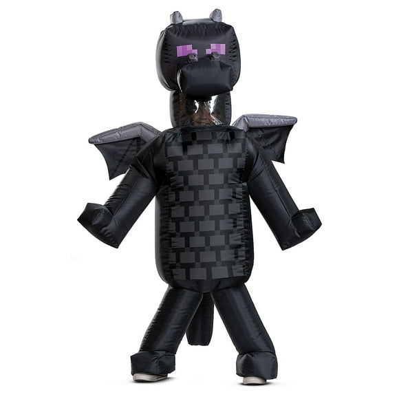 Disguise Boys' Minecraft Ender Dragon Inflatable Costume - Size One Size Fits Most - Black