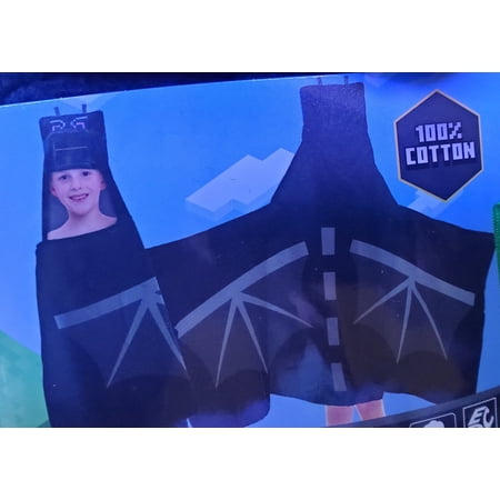 Minecraft Enderdragon Kids Hooded Bath Towel Wrap