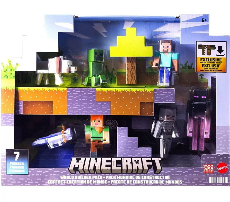 「The Endless（エンドレス）」のPVCフィギュア7体セット。 未開封。 Minecraft Evergreen 7pk - Action figure sets for toy vendors