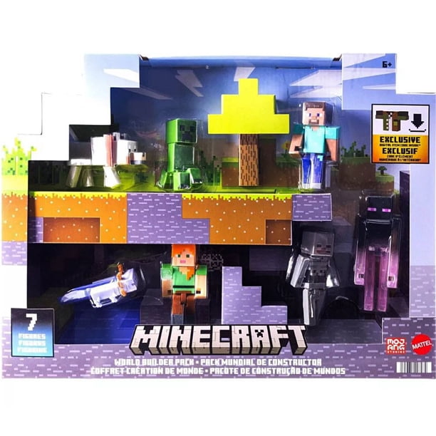 Minecraft Evergreen 7pk - Action figure sets for toy vendors