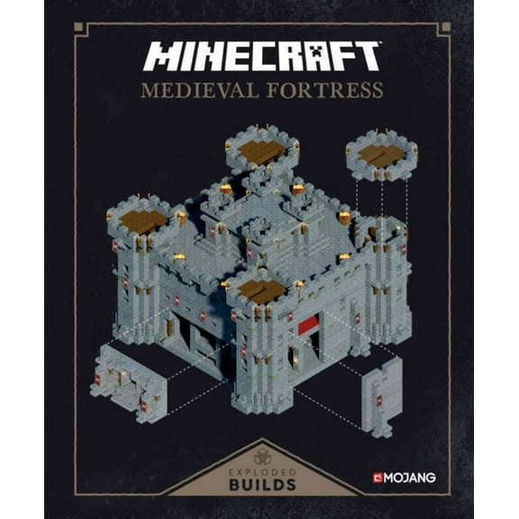 Minecraft: Exploded Builds: Medieval Fortress: An Official Mojang Book (Hardcover)