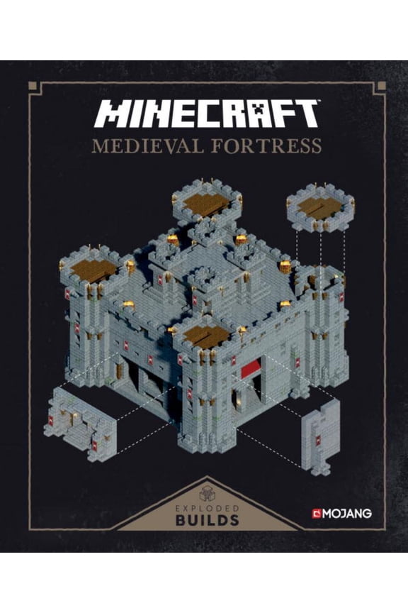 Minecraft: Exploded Builds: Medieval Fortress: An Official Mojang Book (Hardcover)