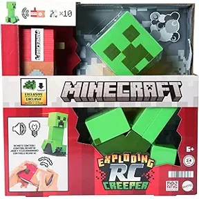 Minecraft Exploding RC Creeper with Lights & Sounds with 10 Explosion Particles and DLC Code