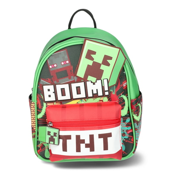 Minecraft Explosion TNT Women's Mini Backpack, Green