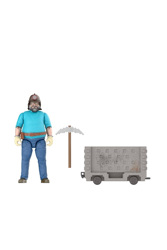 Explosive Minecart Escape Action Figure & Accessories Toy Set Inspired by A Minecraft Movie