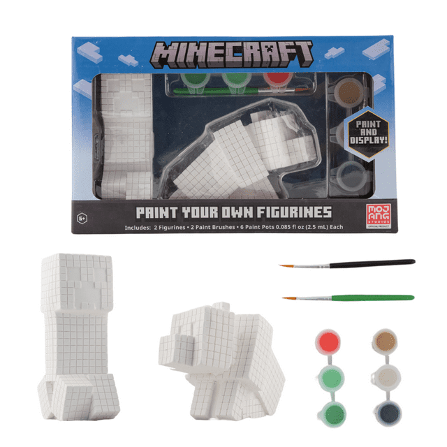 Innovative Designs Minecraft Paint Your Own Figurines Arts and Crafts