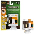 thumbnail image 1 of Minecraft Flippin’ Figs Figures Collection, 2-in-1 Fidget Play, 3.75-in Scale & Pixelated Design (Characters May Vary), 1 of 7