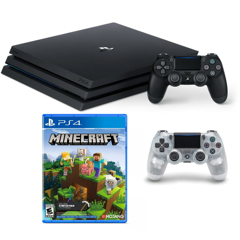 obligat ufuldstændig Indeholde Minecraft Game, PS4 Console and Crystal Controller Bundle, Sony, PlayStation  4, 696055226566 - Walmart.com