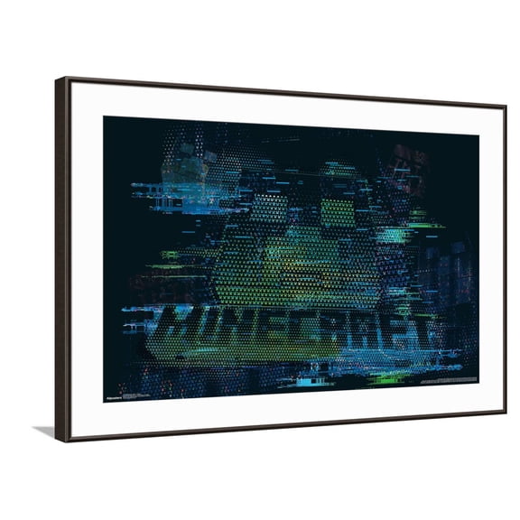 Minecraft: Glitch - Creeper Canvas Wall Poster, 22.375" x 34"