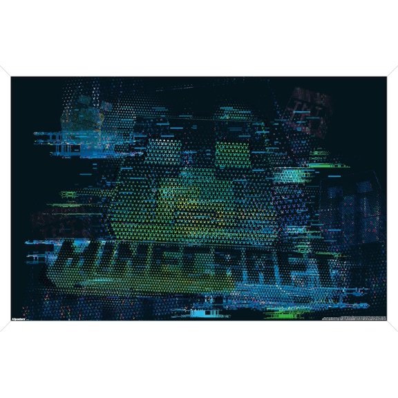 Minecraft: Glitch - Creeper Wall Poster, 22.375" x 34" Framed