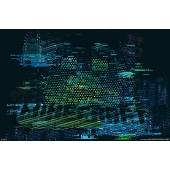 Minecraft: Glitch - Creeper Wall Poster, 22.375" x 34"