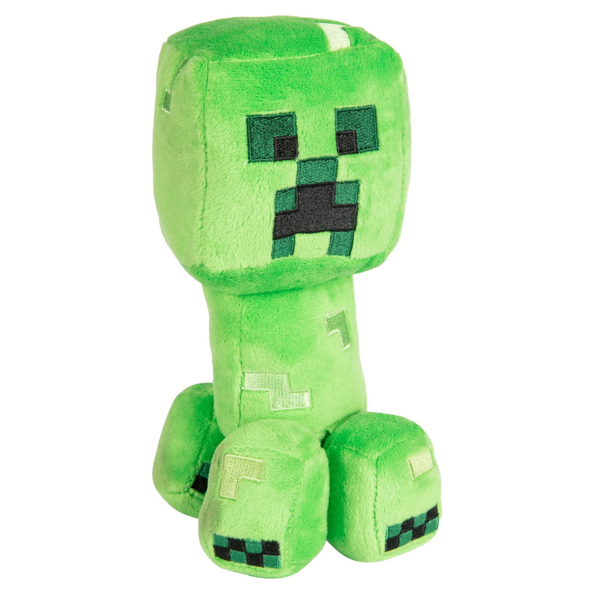 ぬいぐるみ green(*^^*) Minecraft Happy Explorer Creeper Plush Toy, Soft Green Cuddly