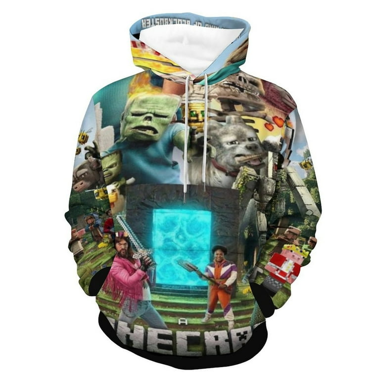 Minecraft Hoodie 3D Printed Anime Hooded Sweatshirt Pullover Tops