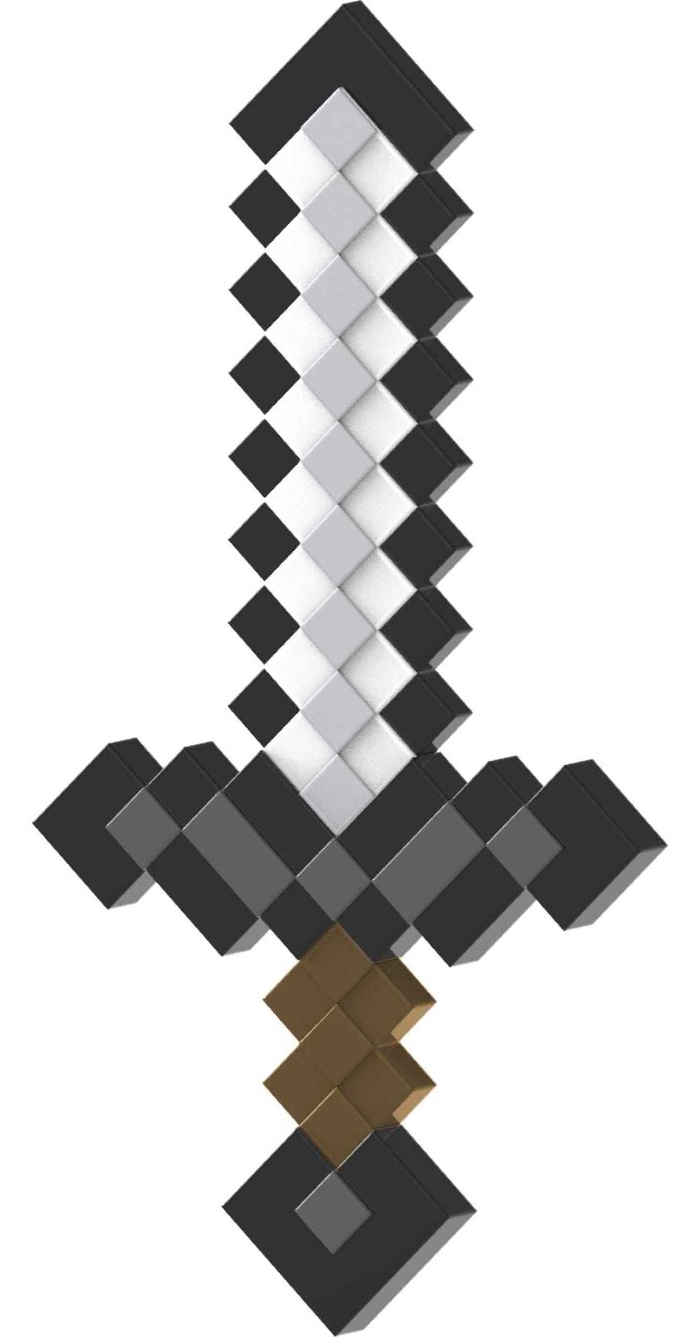 Minecraft-large-papercraft-iron-sword-1-5