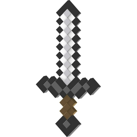 Minecraft Iron Sword, Life-Size Role-Play Toy & Costume Accessory for Children 6 and up