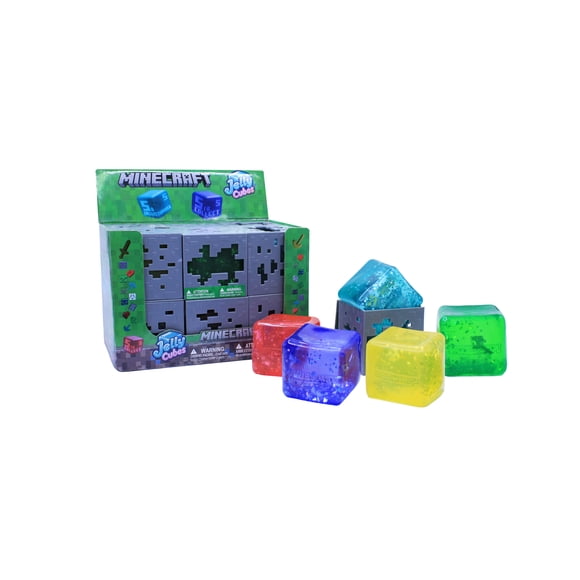 Minecraft Jelly Cube, Novelty Fidget Toy, Collectable, Children Ages 3+