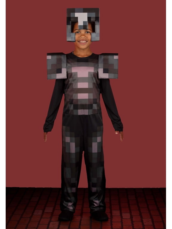 Minecraft Kid's Netherite Armor Jumpsuit Classic Costume
