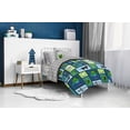thumbnail image 1 of Minecraft Kids Bed-in-a-Bag Full Bedding Set w/ Reversible Comforter, Gaming Bedding, 1 of 7