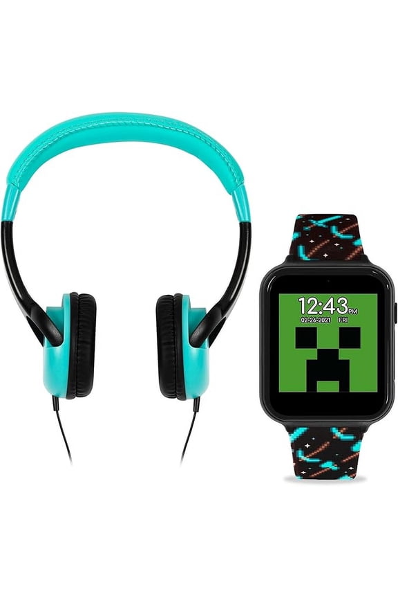 Minecraft iTime Kids Interactive Smart Watch and Headphone Set