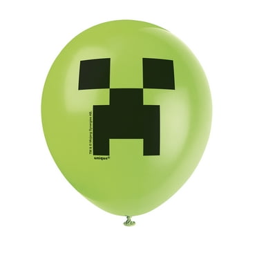 Minecraft Latex Balloons, 12in, 6ct