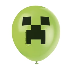 Minecraft Latex Balloons, 12in, 6ct