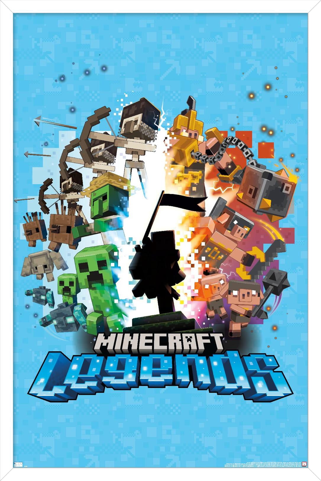 Minecraft: Legends - Blue Wall Poster, 22.375