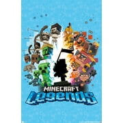 Minecraft Legends - Blue Wall Poster, 22.375" x 34"