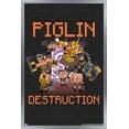 thumbnail image 1 of Minecraft: Legends - Piglin Destruction Wall Poster, 22.375" x 34" Framed, 1 of 6