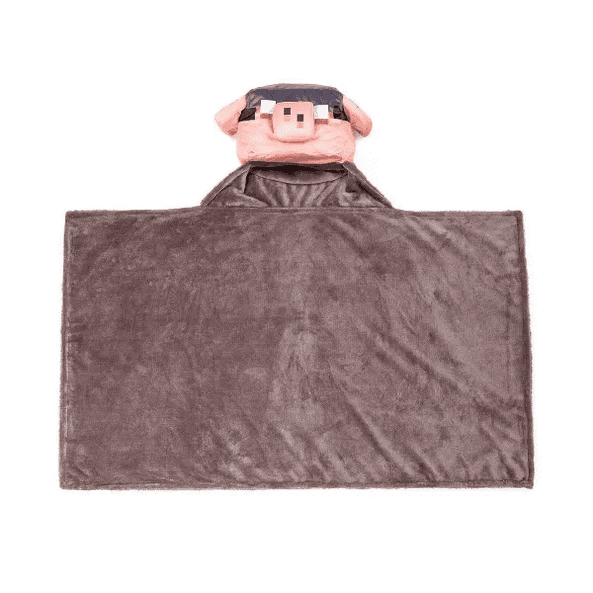 Minecraft Legends Piglin Runt Hooded Throw Blanket