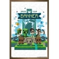 thumbnail image 1 of Minecraft: Legends - Raise Your Banner Wall Poster, 22.375" x 34" Framed, 1 of 6